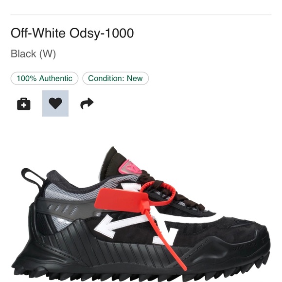 Authentic Off-White Odsy-1000
Black (W) size EU 38 to EU 44 - Picture 5 of 6